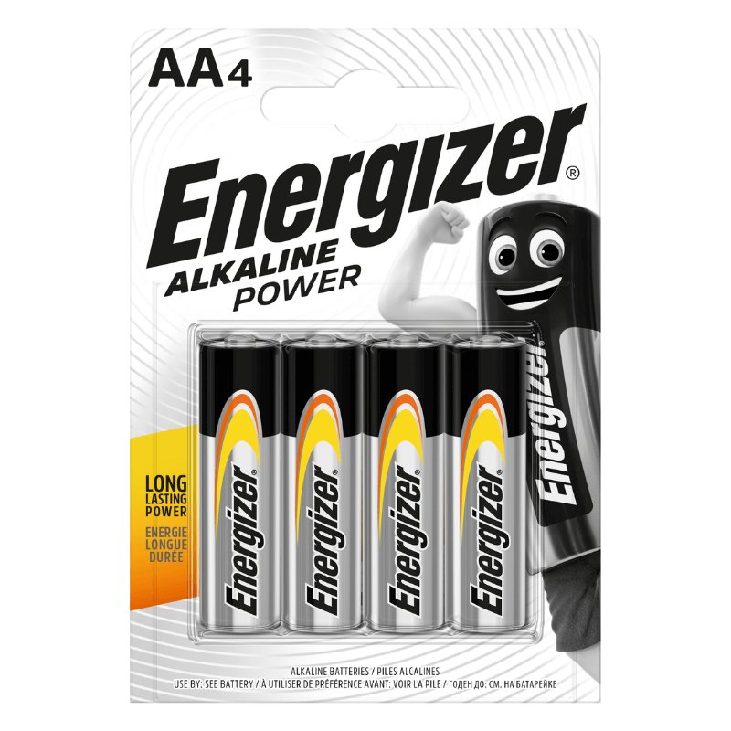 Energizer Alkaline Power AA (4 pack)