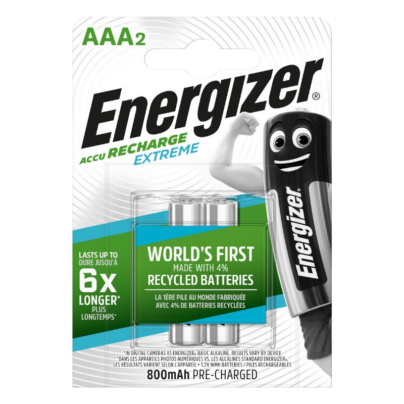 Energizer Recharge Extreme AAA (2 pack)