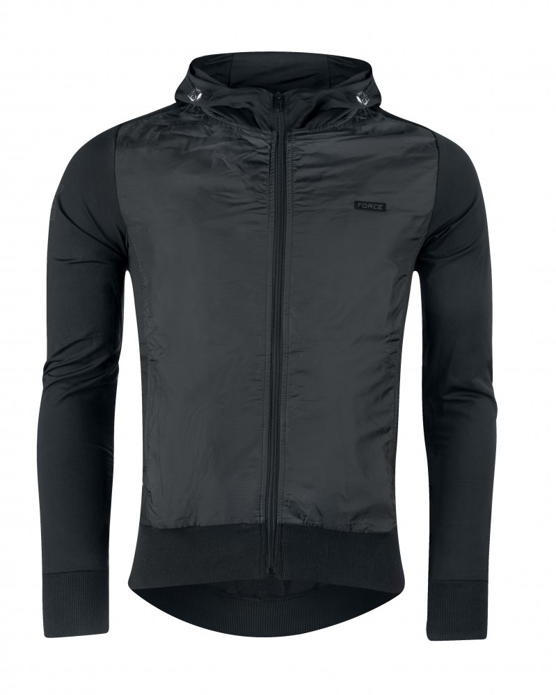 Force Elegant Zip Fleece black XS