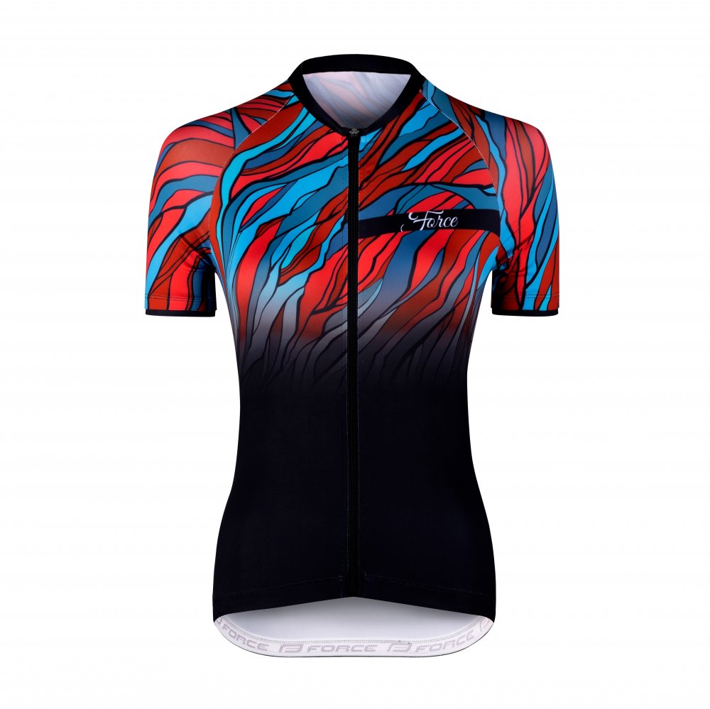 Force Life Womens Jersey XL black/petrol/red