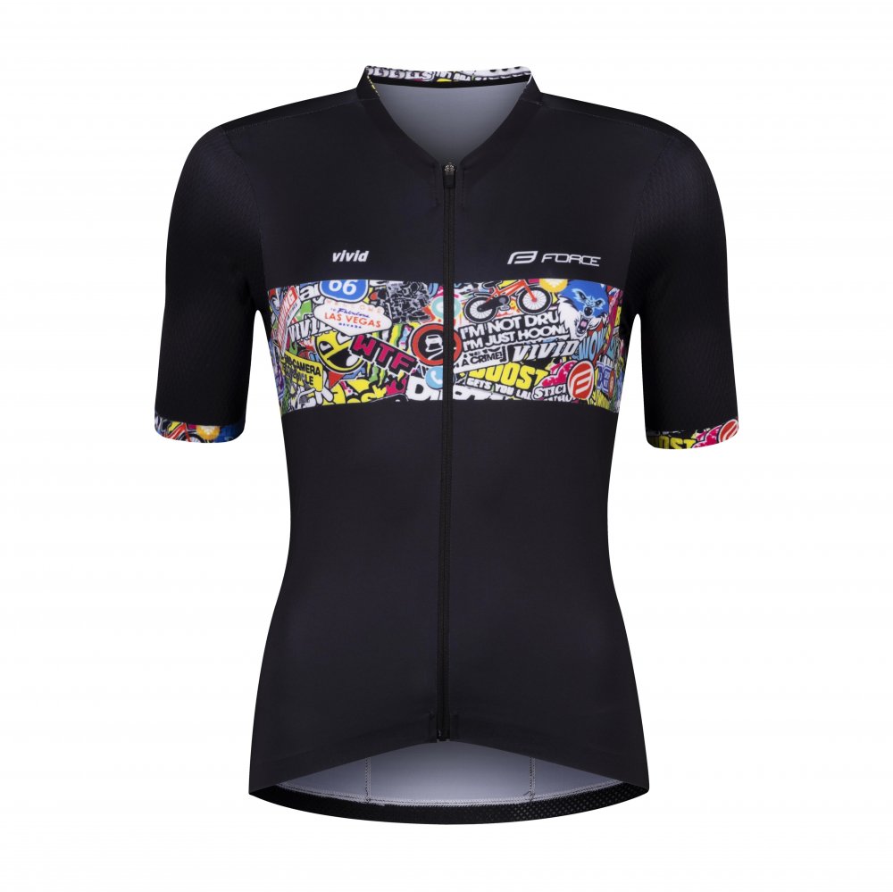 Force Vivid Womens Jersey black XS