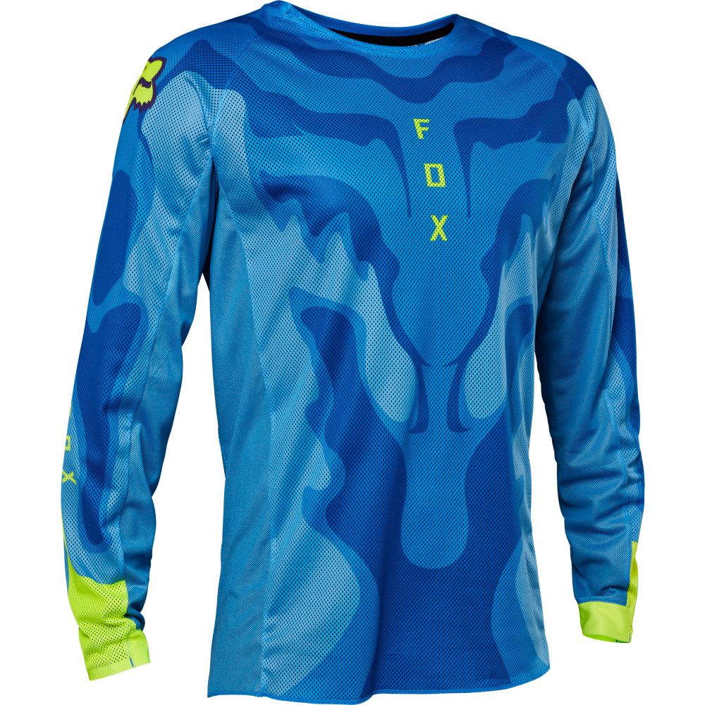 Fox Airline Exo Jersey blue/yellow S