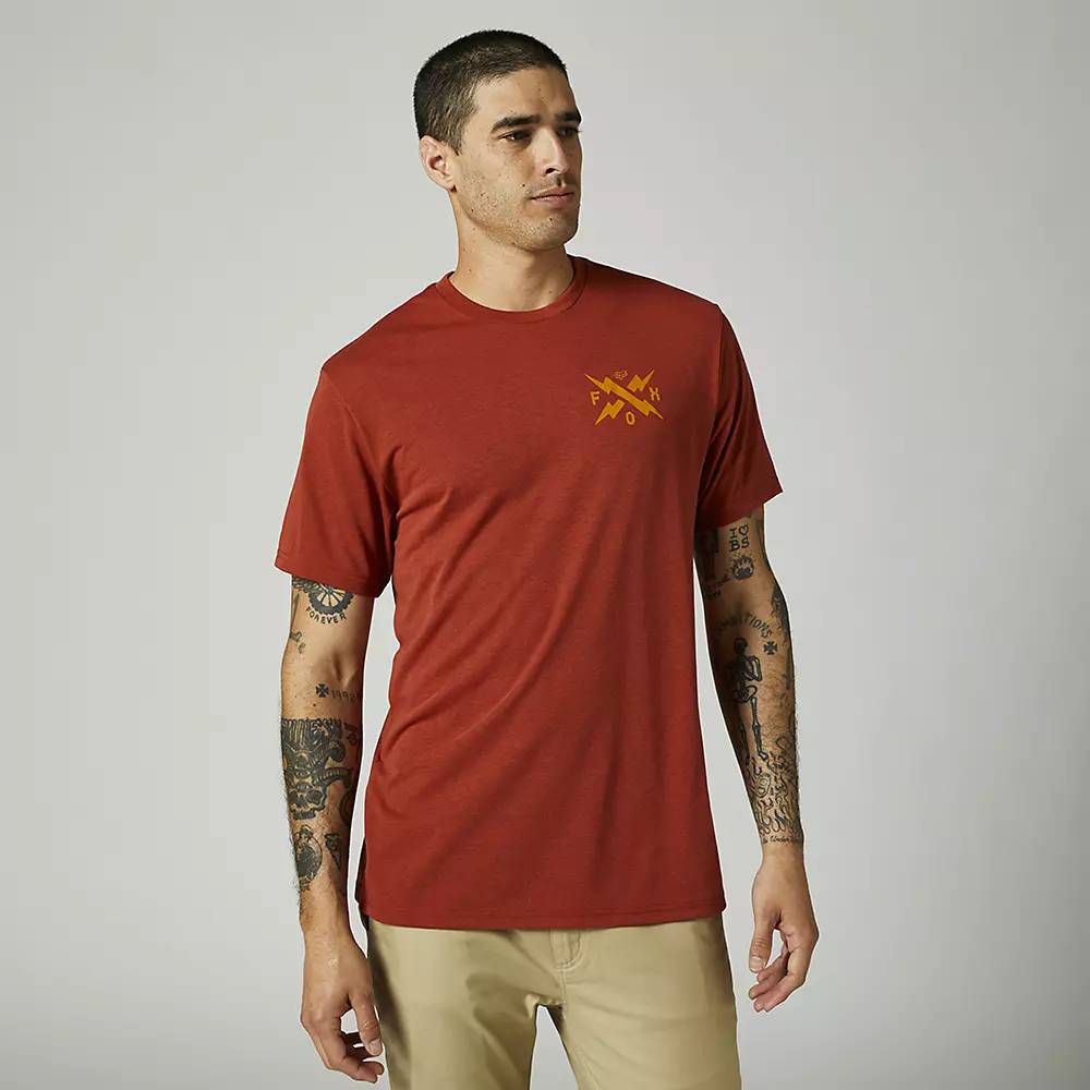 Fox Calibrated Tech Tee red/clear S
