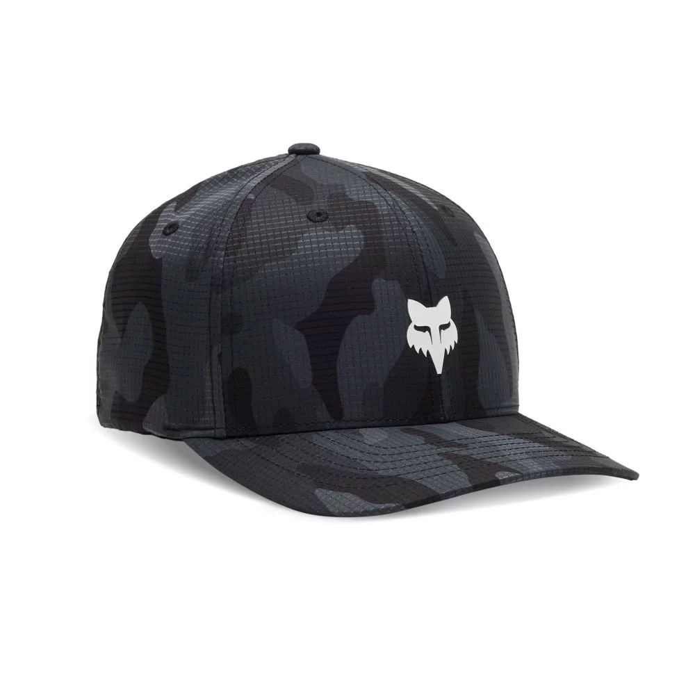 Fox Head Camo Tech Flexfit Hat black camor L/XL