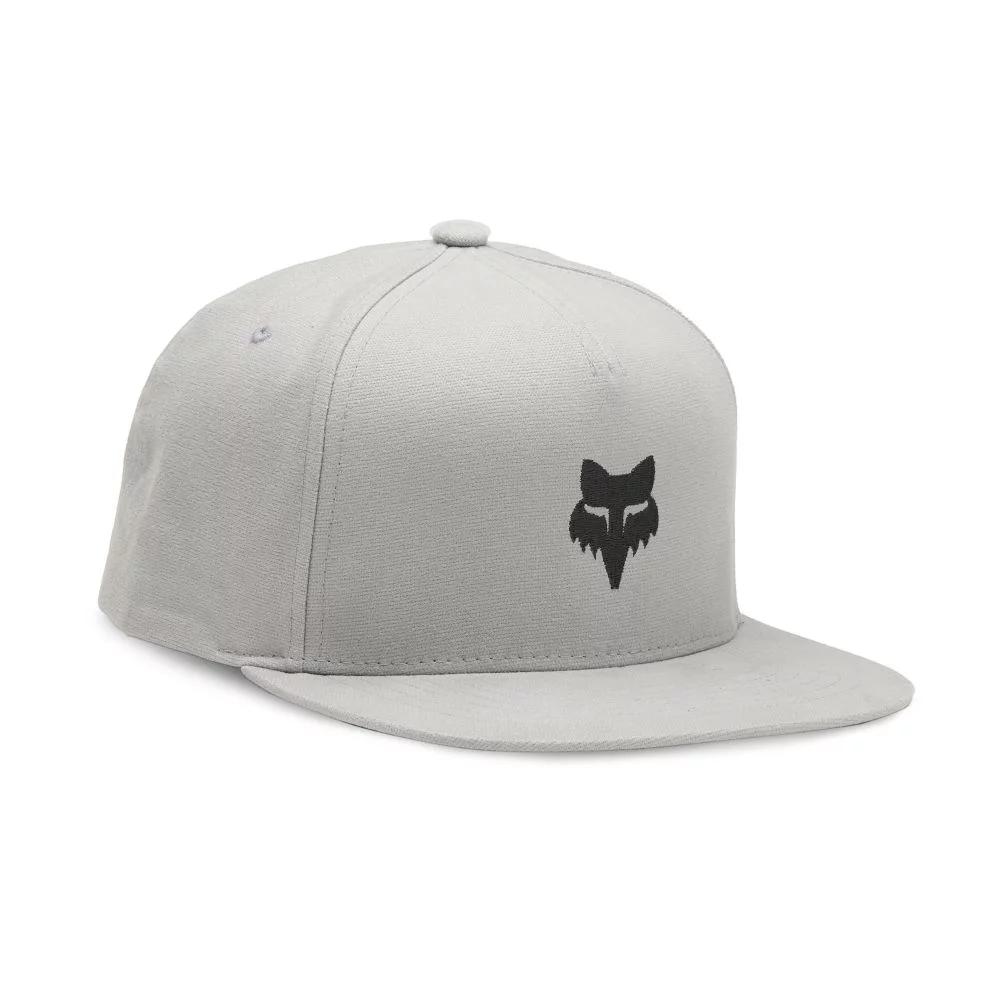 Fox Head Snapback Hat steel grey