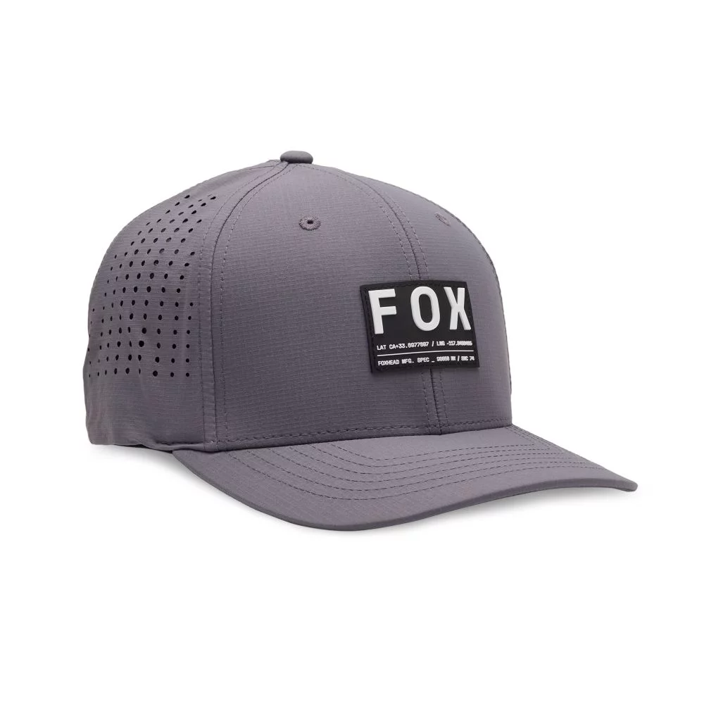 Fox Non Stop Tech Flexfit Hat S/M steel grey
