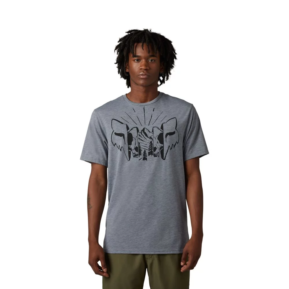 Fox The Format Tech Tee S heather graphite