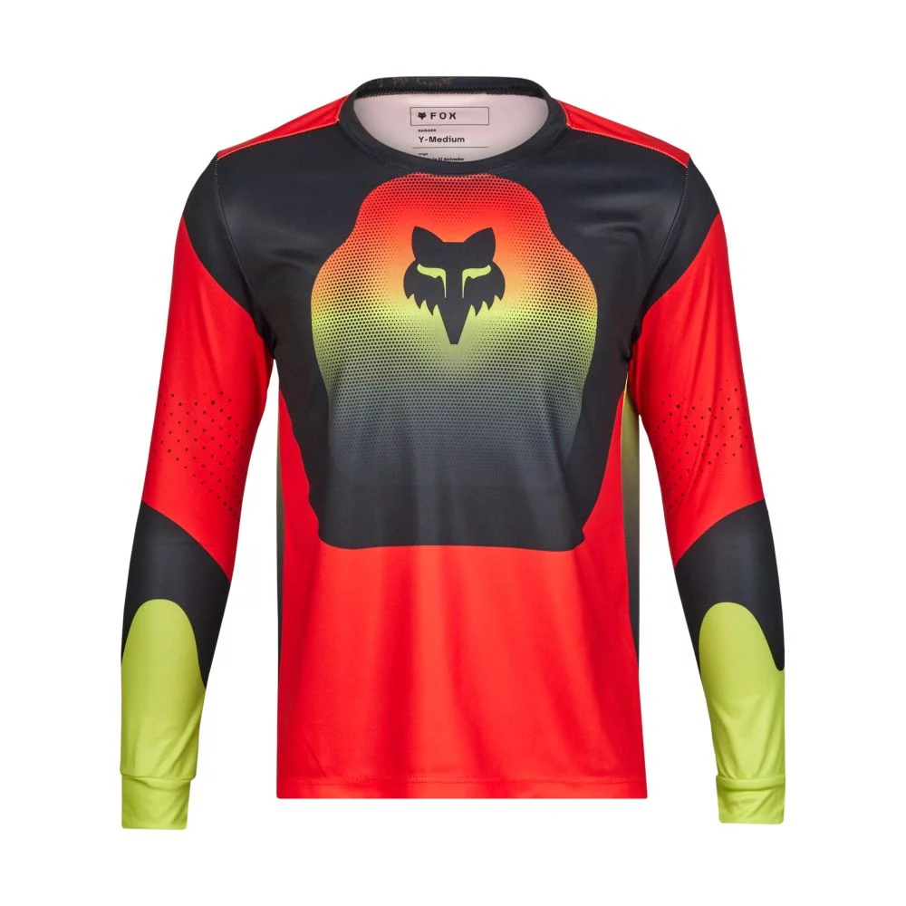 Fox Youth Ranger Revise LS Jersey red/yellow YS