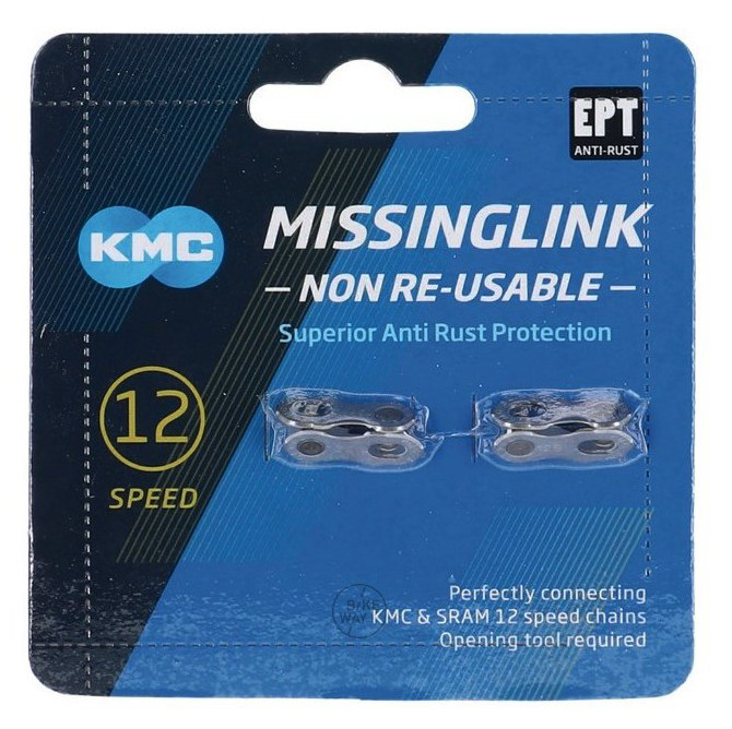 KMC MissingLink 12NR EPT Silver (2 pcs)