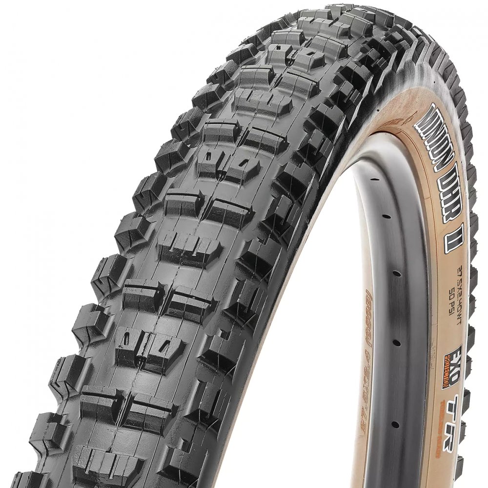 Maxxis Minion DHR II EXO TR WT Tanwall kevlar 27.5x2.40"