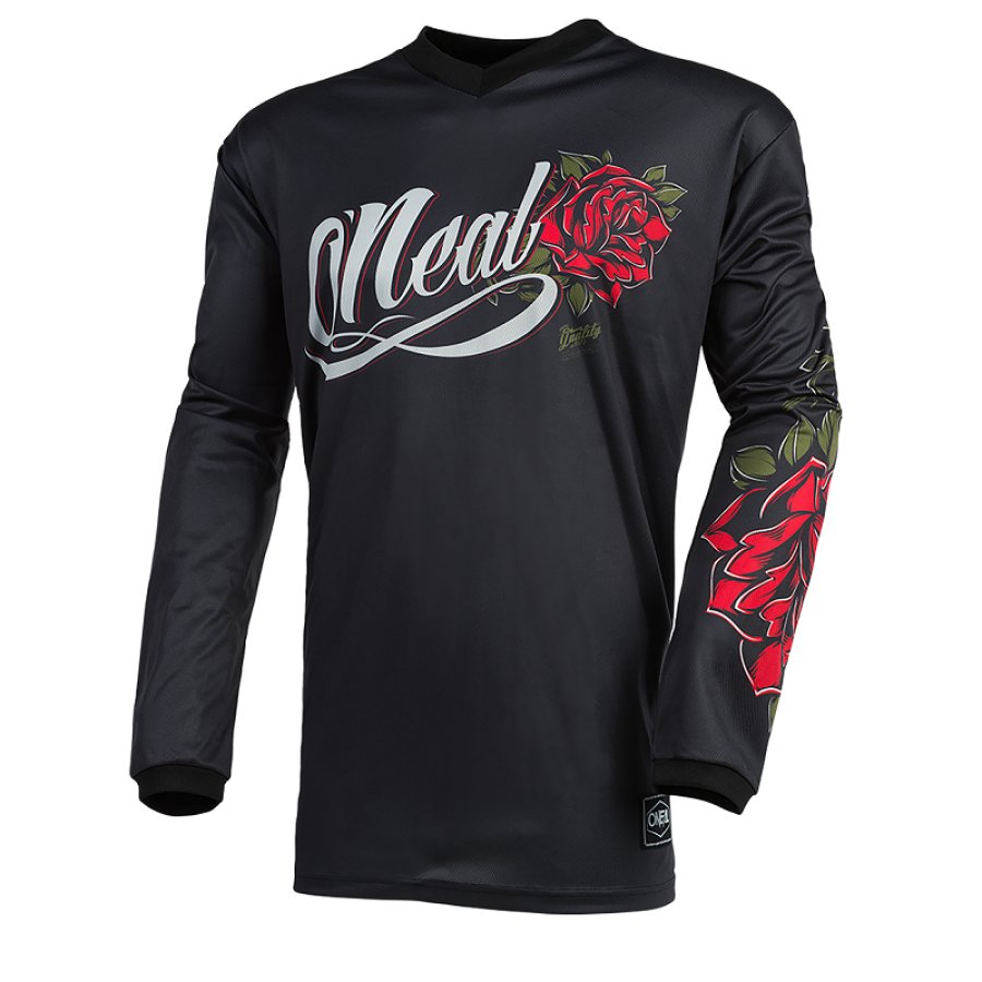 Oneal Element Roses Jersey Women´s black/red M