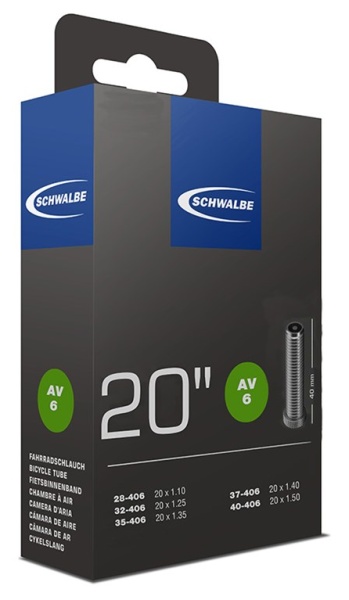 Schwalbe AV6 Tube auto 20x1.10/1.50"