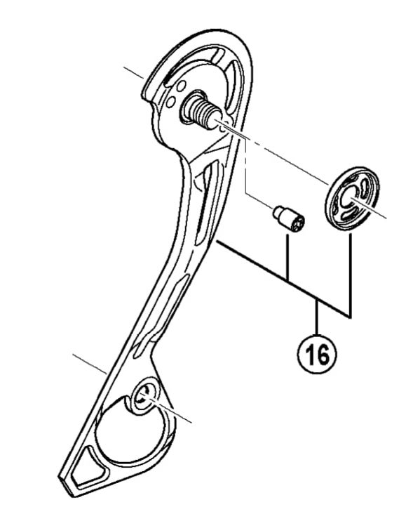 Shimano Outer Plate (for Deore RD-M615)