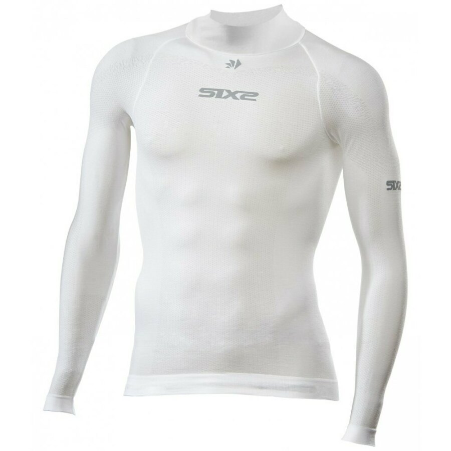 Sixs TS3L LS Breezytouch Turtleneck T-shirt white XS/S