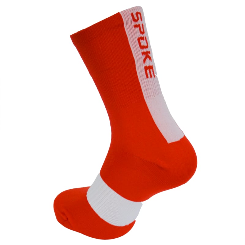 SPOKE Race Socks red/white XS/S