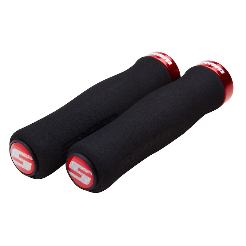 Sram Locking Contour Foam Grips black/red