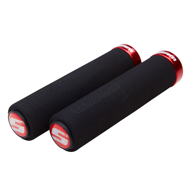 Sram Locking Foam Grips black/red