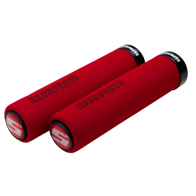 Sram Locking Foam Grips red