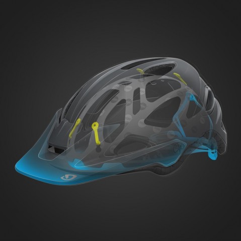 Giro Montaro MIPS (black/lime/flame)