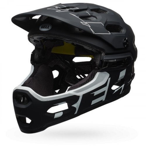 Bell Super 3R MIPS (matte black/white)