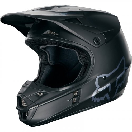 Fox V1 Matte MX18 Helmet (black)