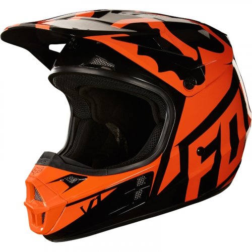 Fox V1 Race MX18 Helmet (orange)