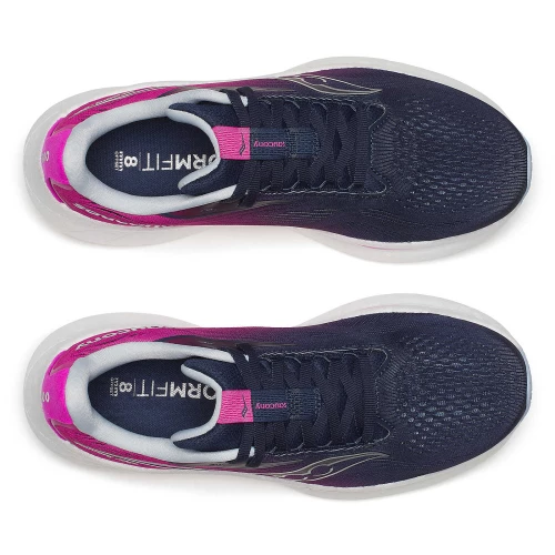 Saucony Ride 18 Womens Navy/Fuchsia