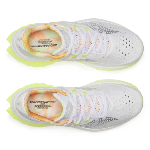Saucony Endorphin Speed 4 Womens White/Sunny