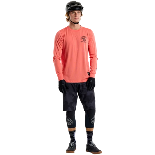 Troy Lee Designs Skyline Long Sleeve Ride Tee P&W
