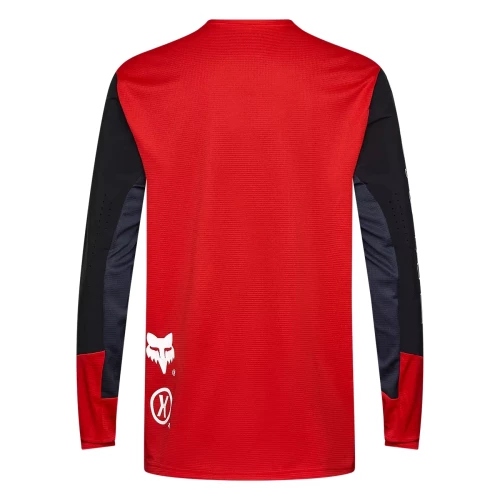 Fox Youth Defend LS Jersey (fluorescent red)