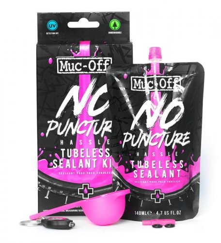 Muc-Off No Puncture Hassle Tubeless Sealant Kit 140 ml