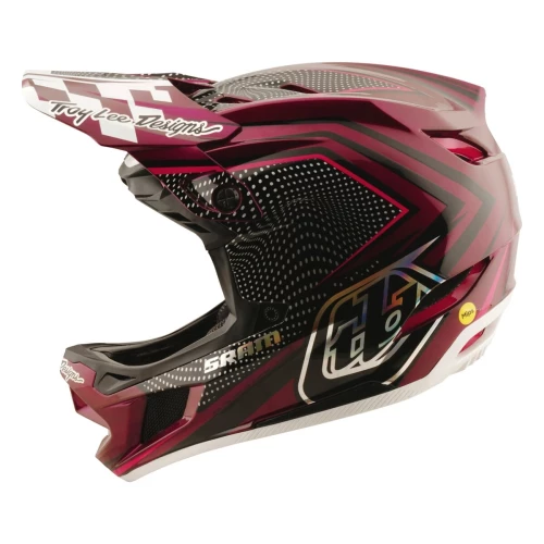 Troy Lee Designs X Sram D4 Carbon Helmet Radioscape 